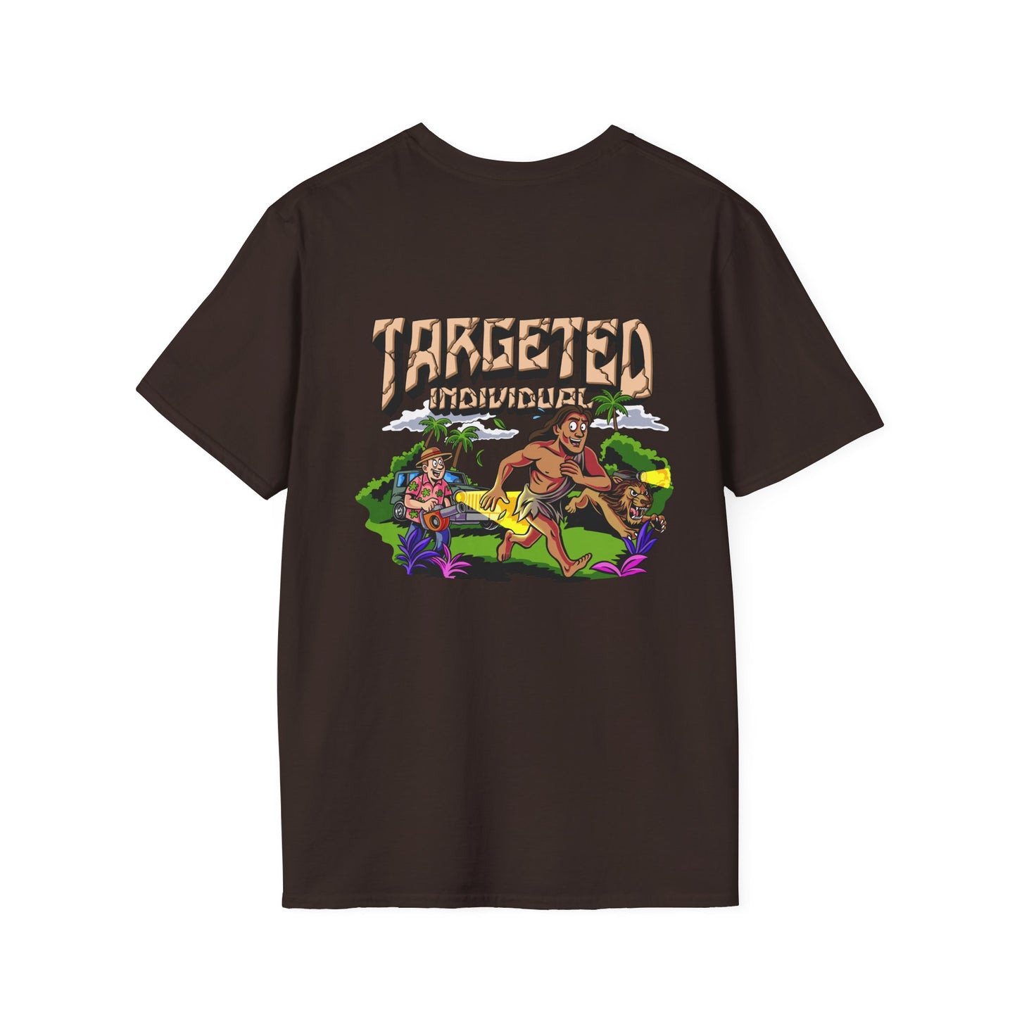 Targeted Horizons T-Shirt — Vintage Surf Adventure Graphic Tee