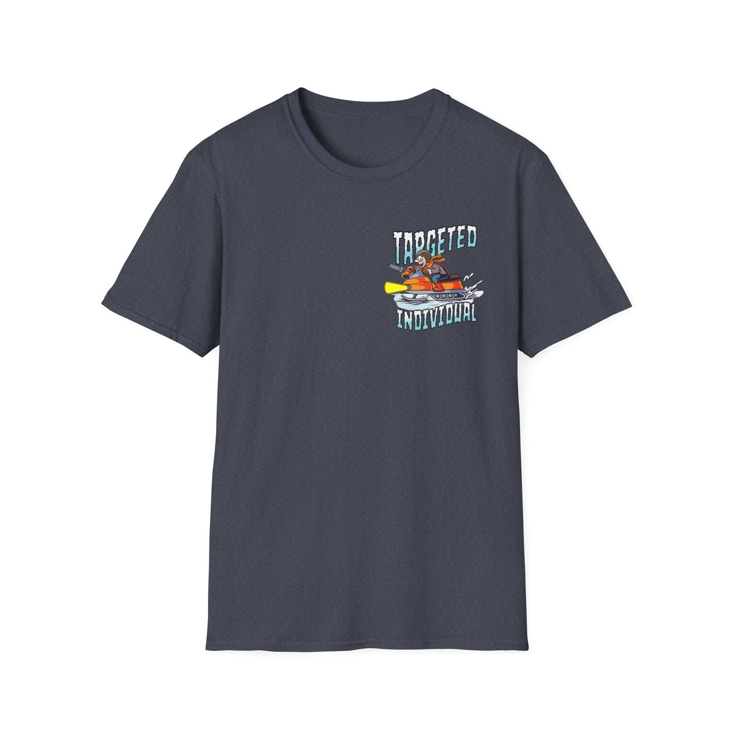 Fishing Cartoon T-Shirt — "Targeted Individual" Graphic Tee