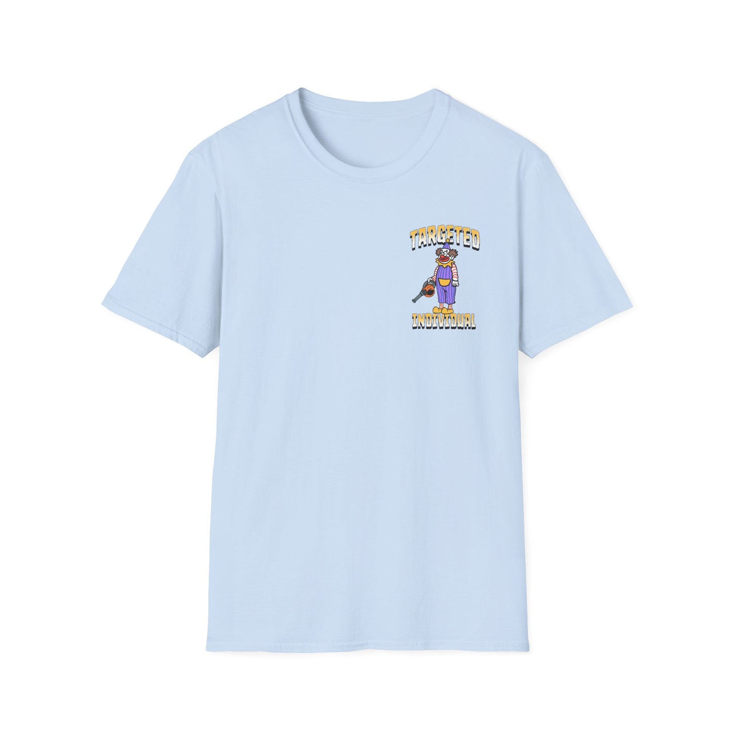 Targeted Individual Graphic T-Shirt — Circus Elephant Protest Design