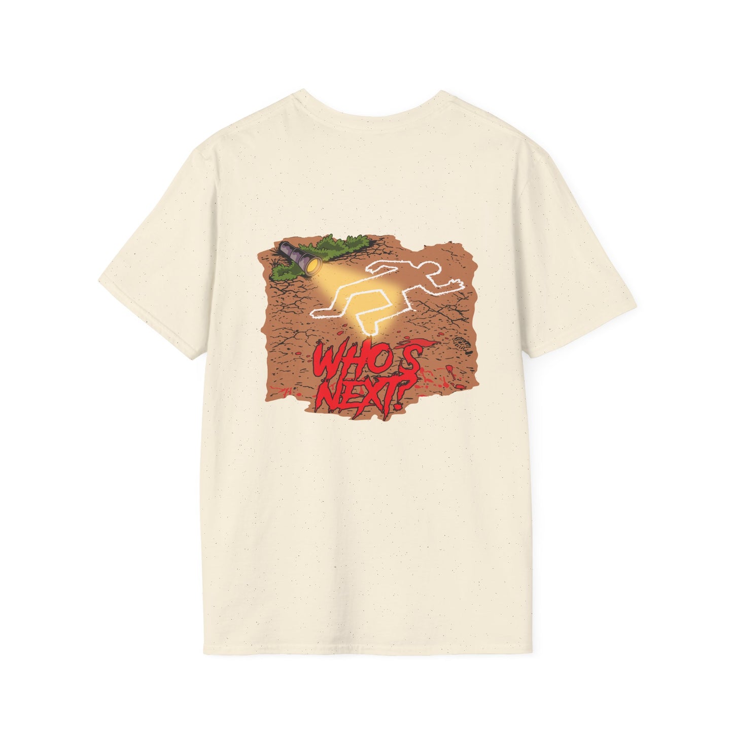 Who's Next T-Shirt — True Crime Crime Scene Graphic Tee