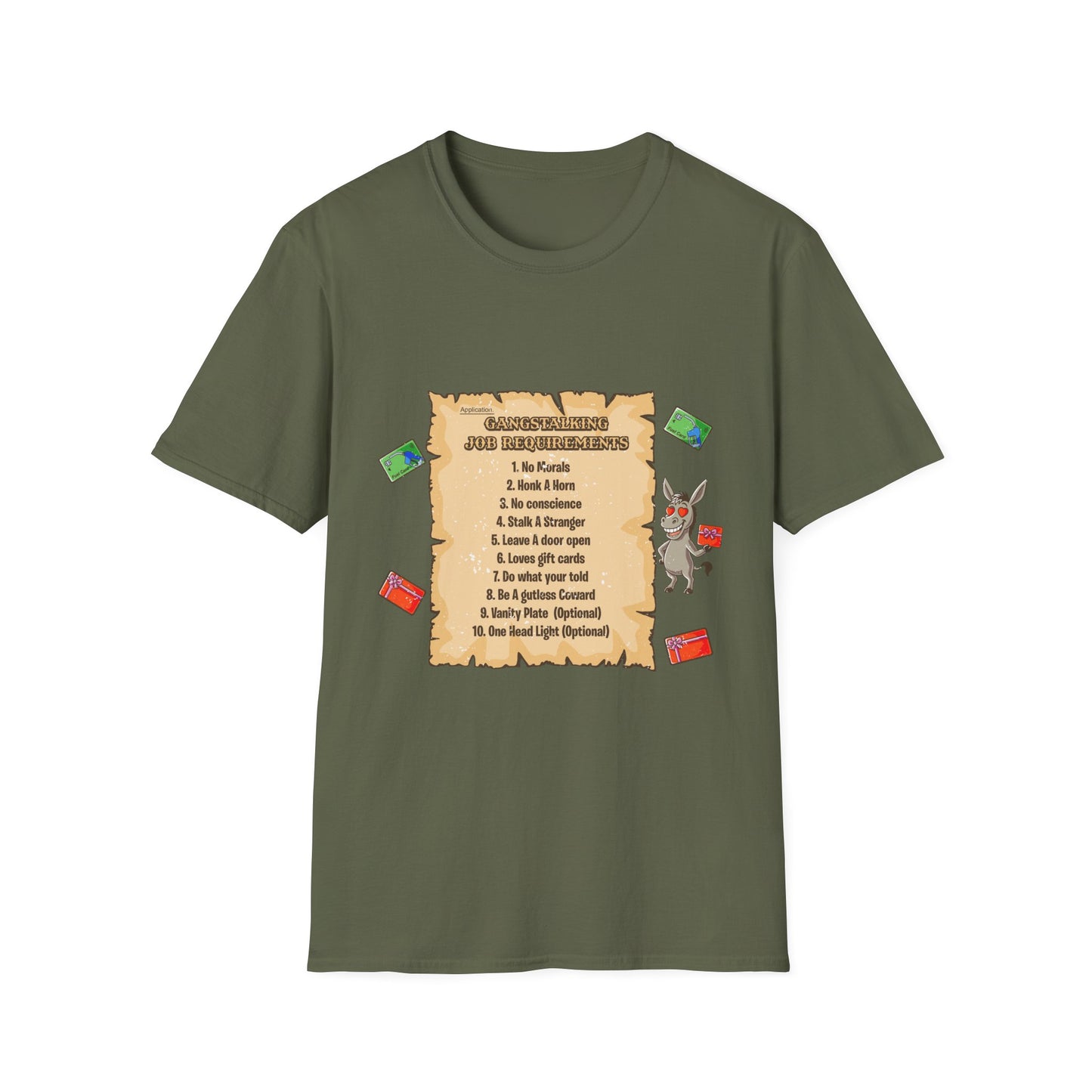 Christmas Reindeer Gift Checklist T-Shirt — Funny Holiday Present List Tee
