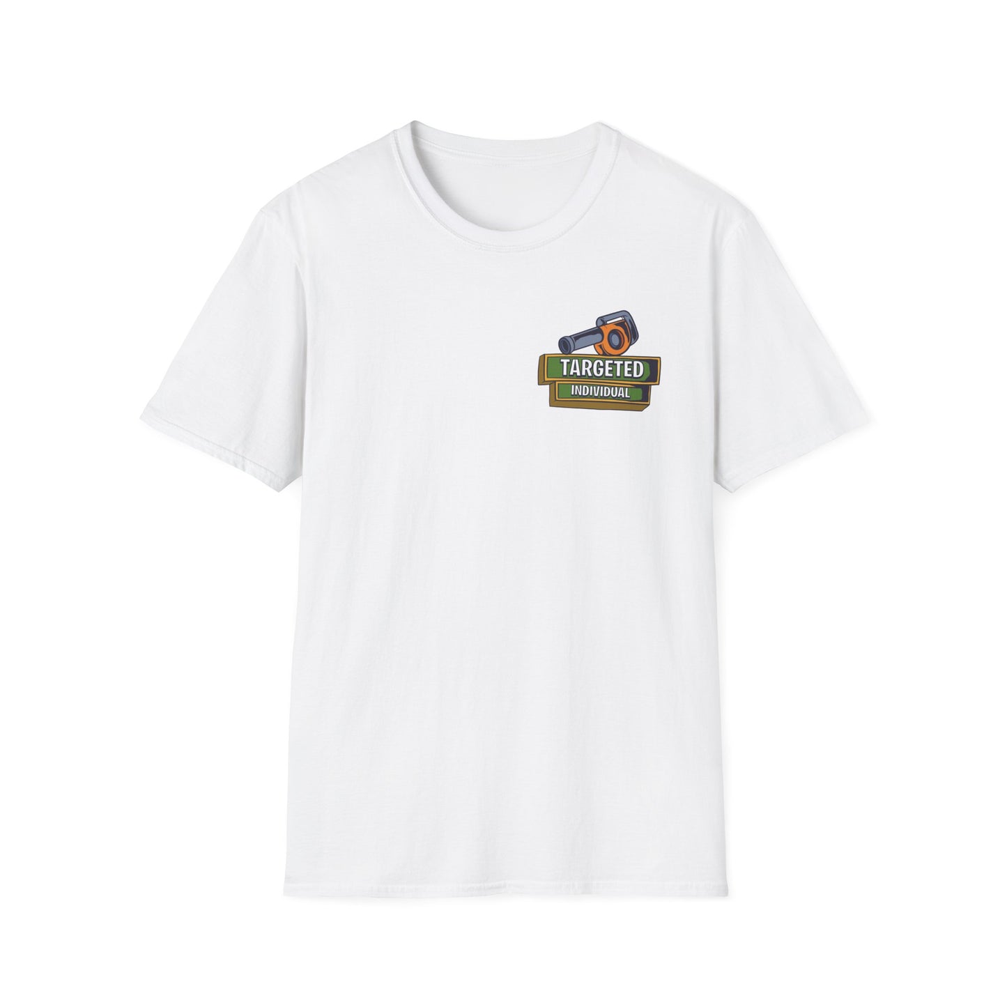 Targeted Ad Vendor T-Shirt — Funny Street Market Cartoon Graphic Tee