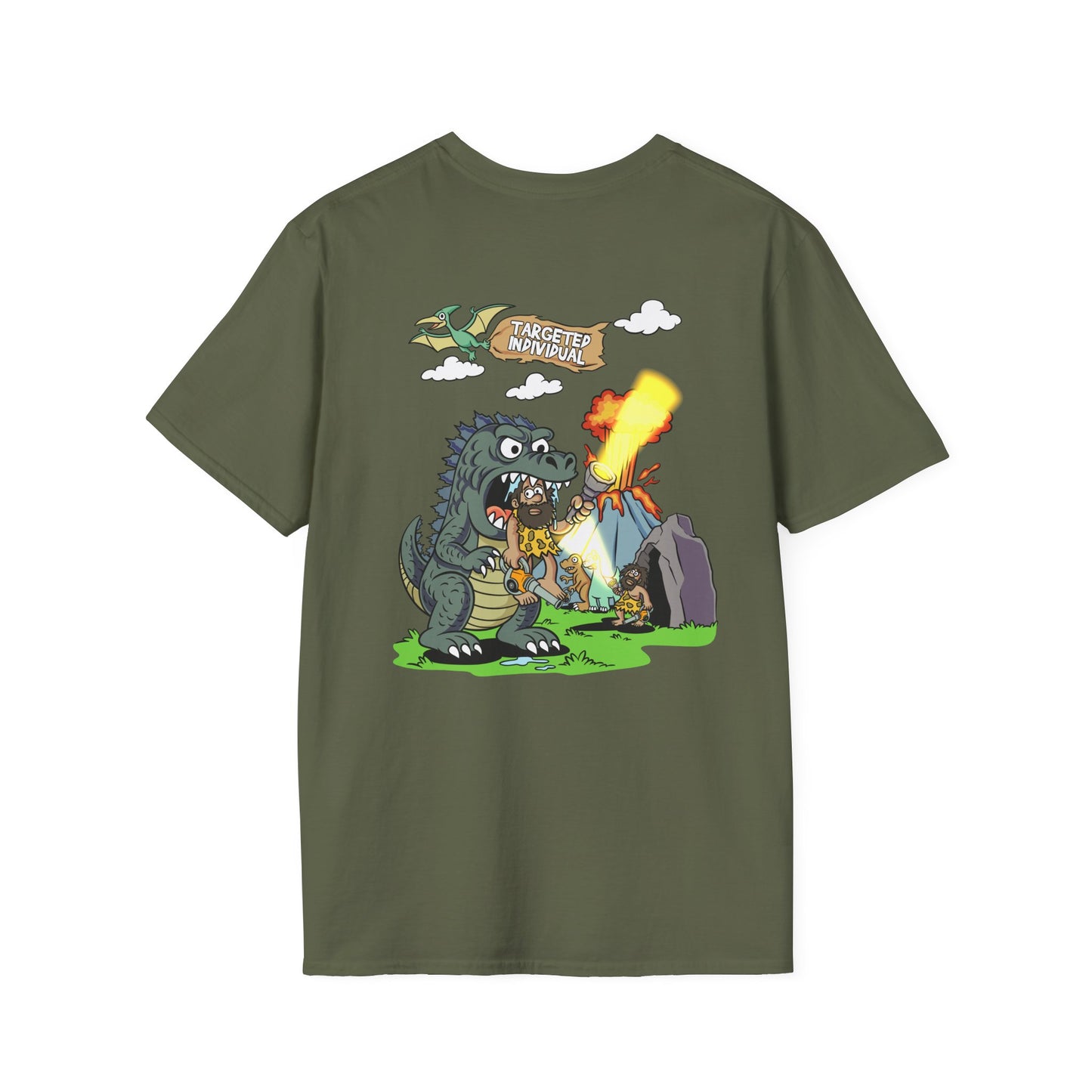 Godzilla Camping T-Shirt — 'Gojita's Wild Camp' Graphic Tee