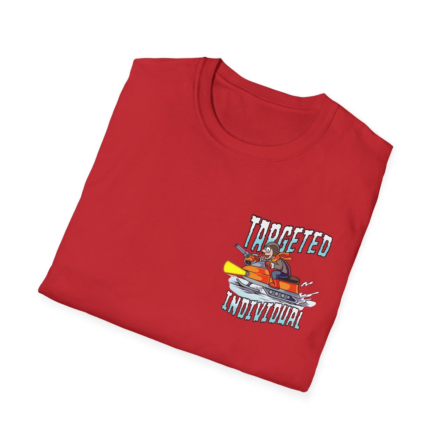Fishing Cartoon T-Shirt — "Targeted Individual" Graphic Tee