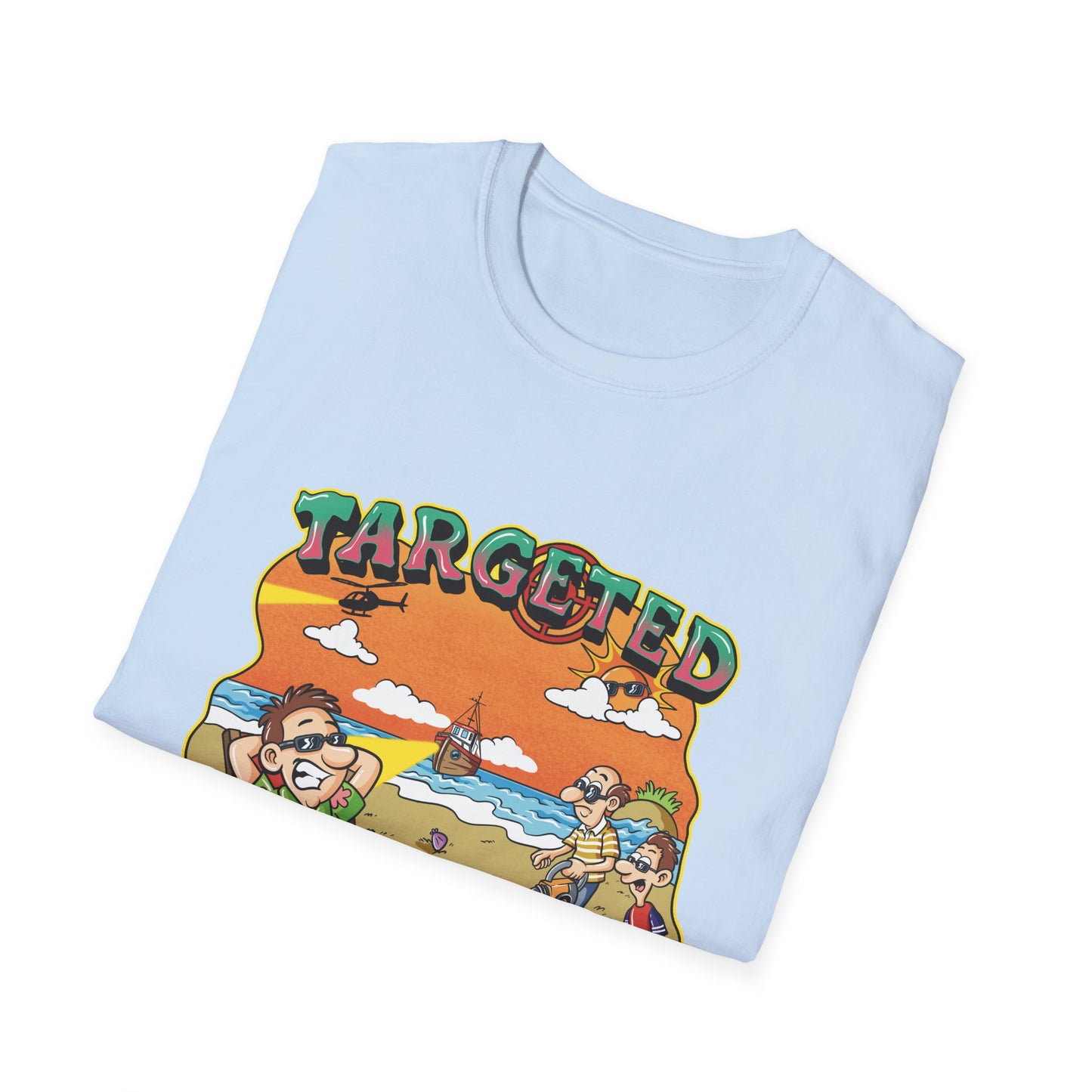 Targeted Individual T-Shirt — Retro Beach Conspiracy Graphic Tee
