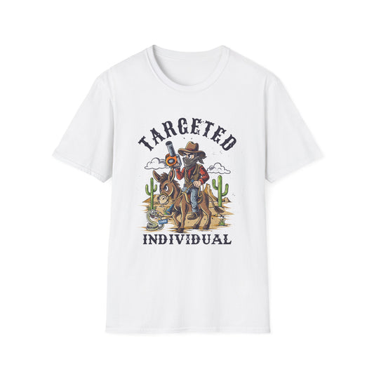 Targeted Individual Cowboy T-Shirt — Western Desert Graphic Tee