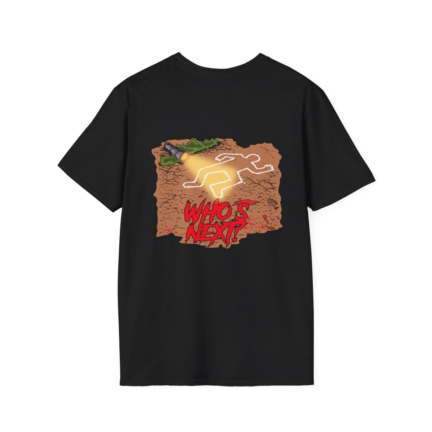Who's Next T-Shirt — True Crime Crime Scene Graphic Tee