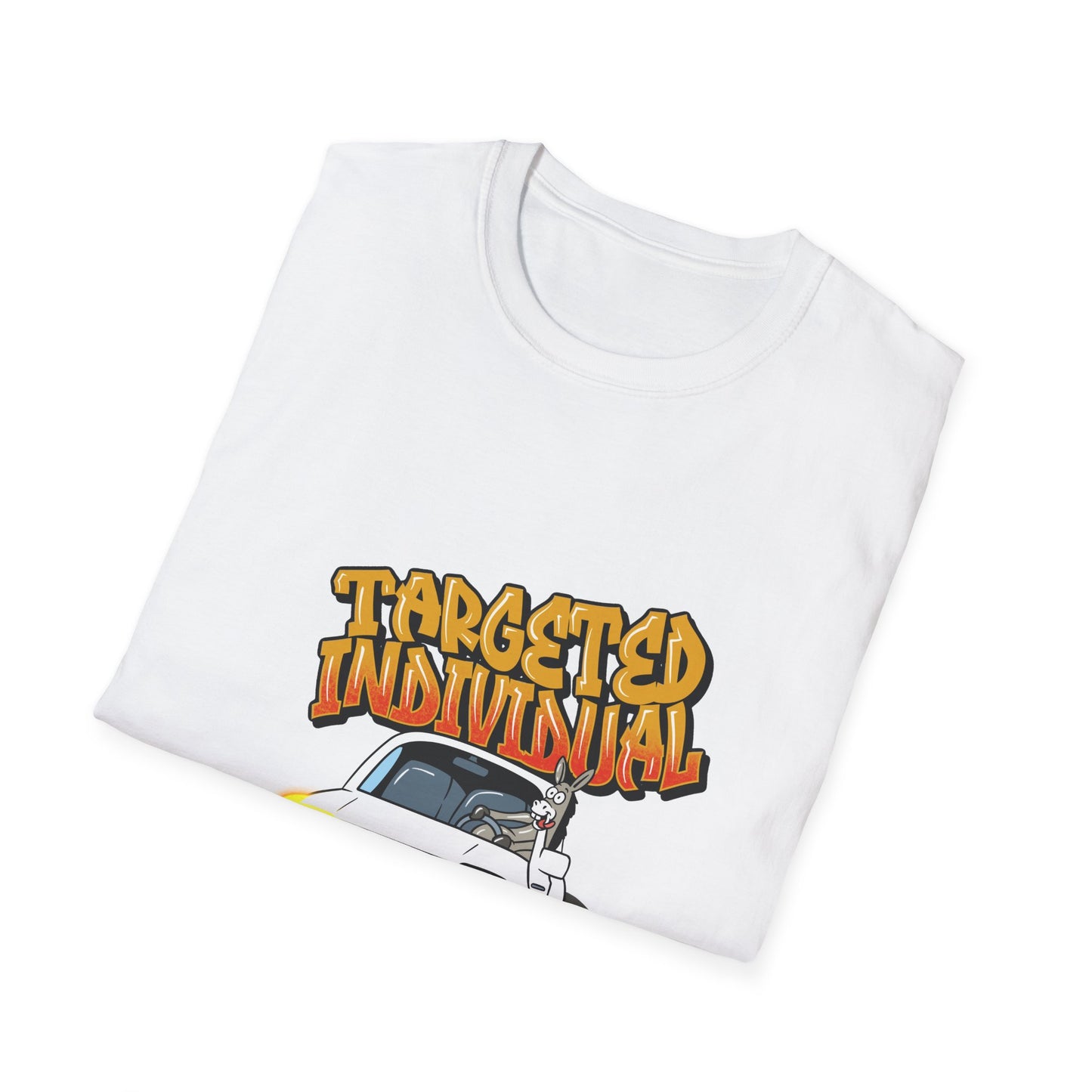 T-Shirt — 'Targeted Individual' Retro Car Graphic Tee