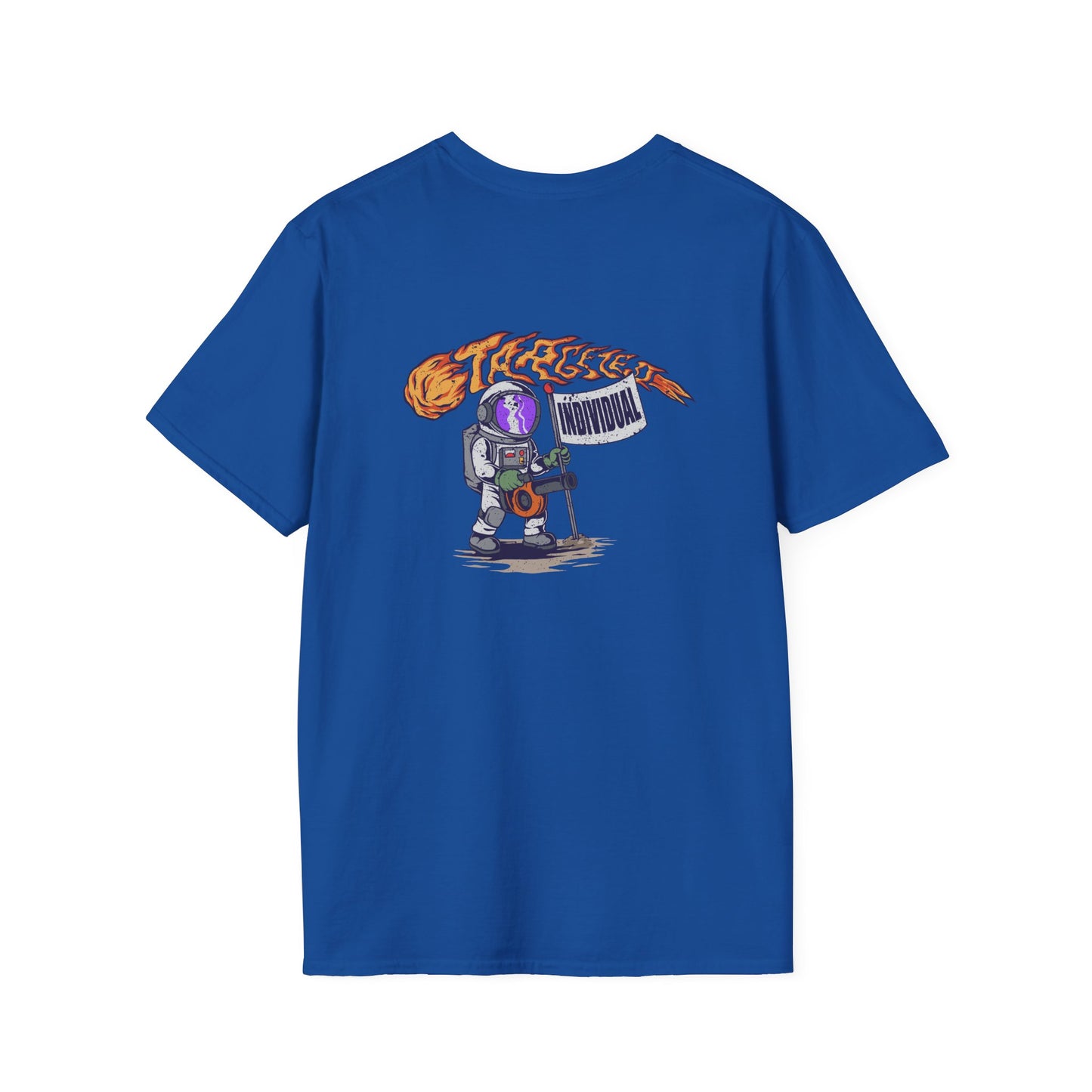Astronaut Recording Studio T-Shirt — 'Tracks' Musician Space Graphic Tee
