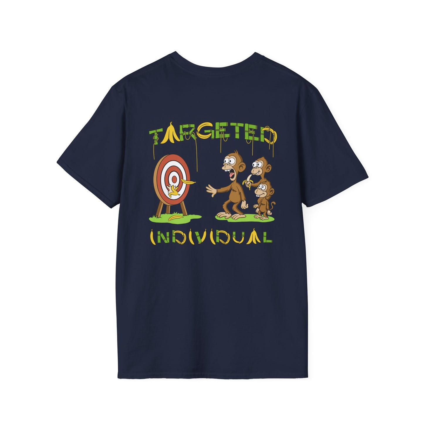 Targeted Individual T-Shirt — Graphic Satire Backprint Tee