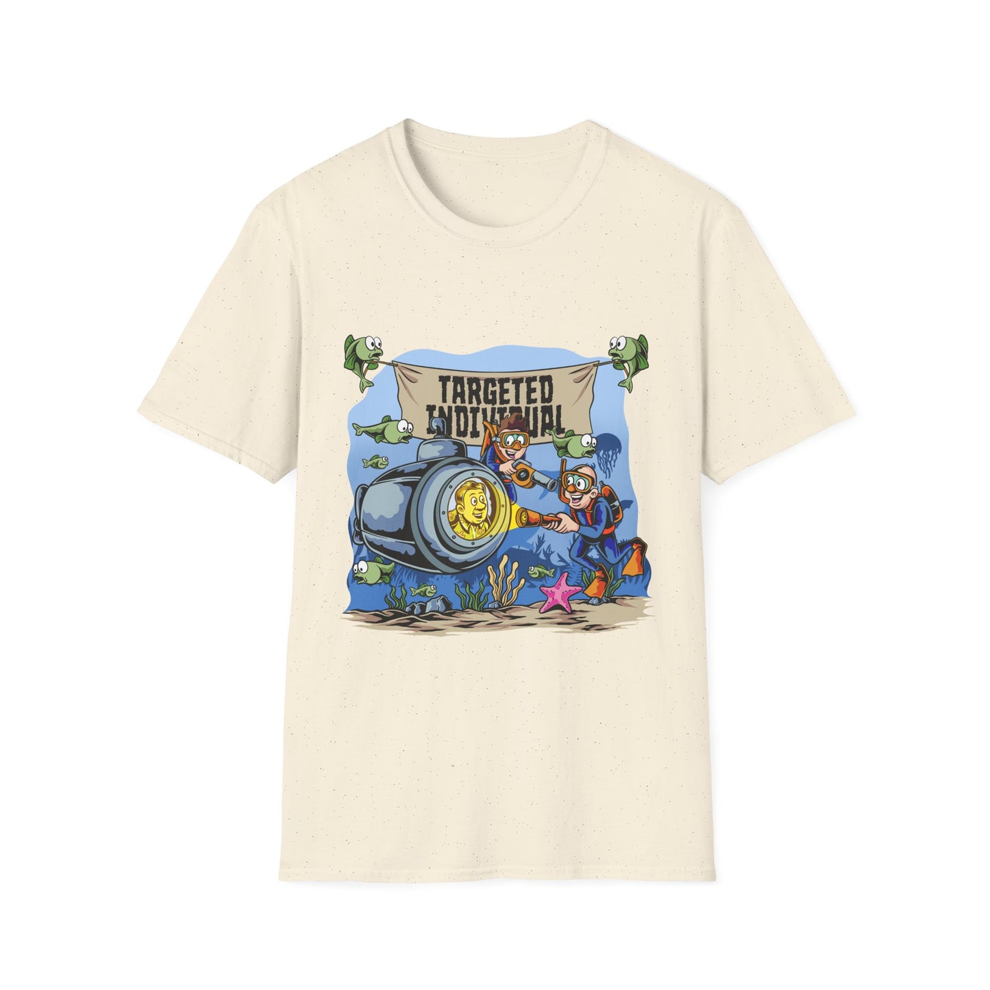 T-Shirt — "Targeted Individual" Submarine Cartoon Design