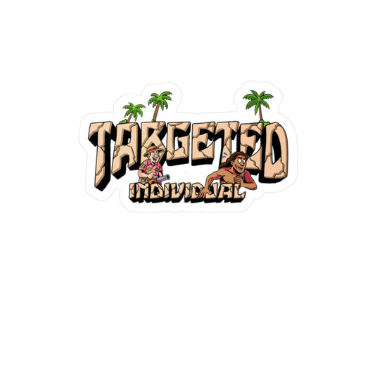 Targeted Individual Tropical Sticker - Kiss-Cut Vinyl Decal