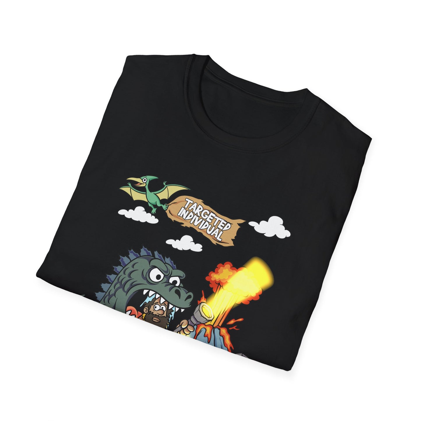 Godzilla Camping T‑Shirt — Funny Monster Camping Design (That’s My Campfire!)