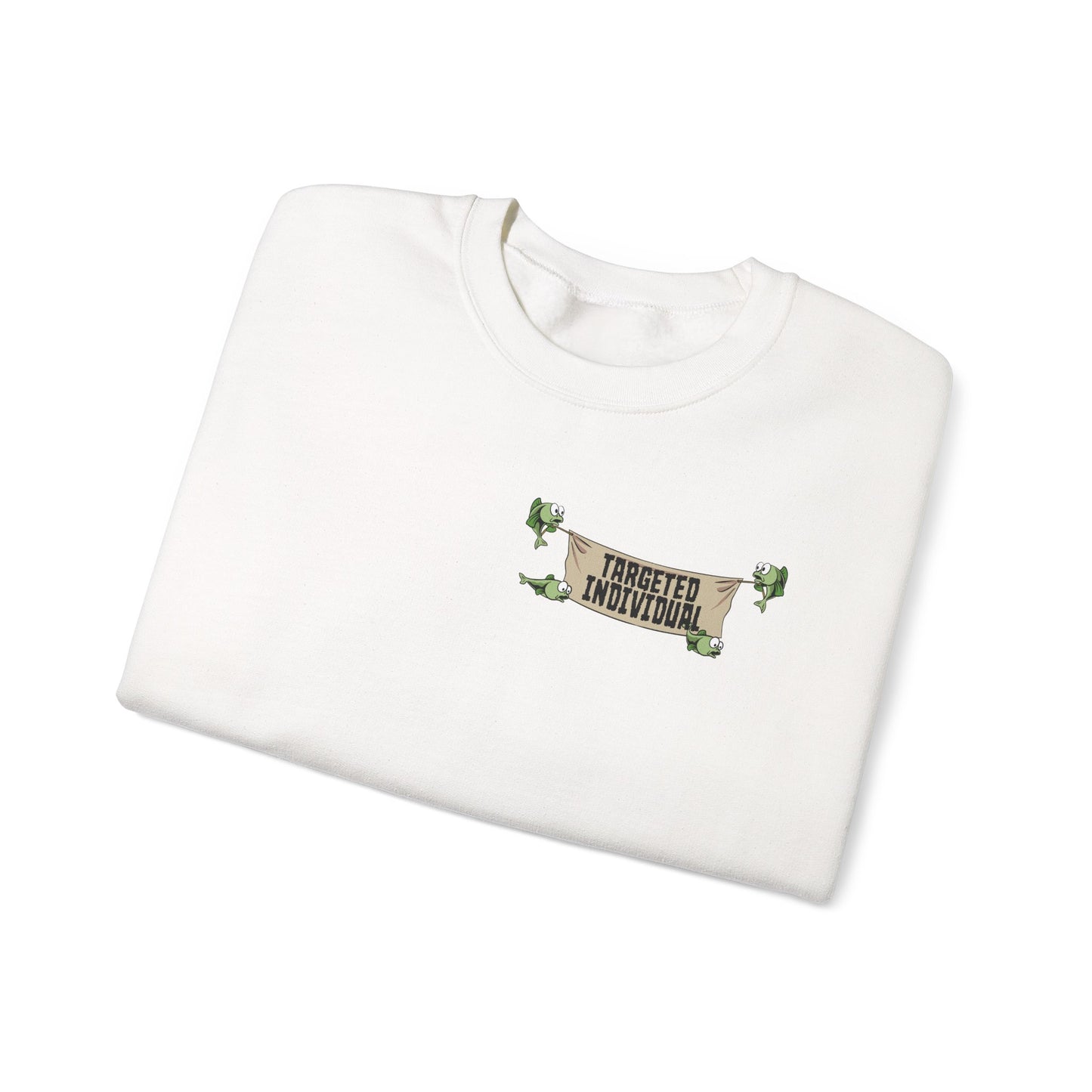 Targeted Individual Crewneck Sweatshirt — Underwater Diver Graphic