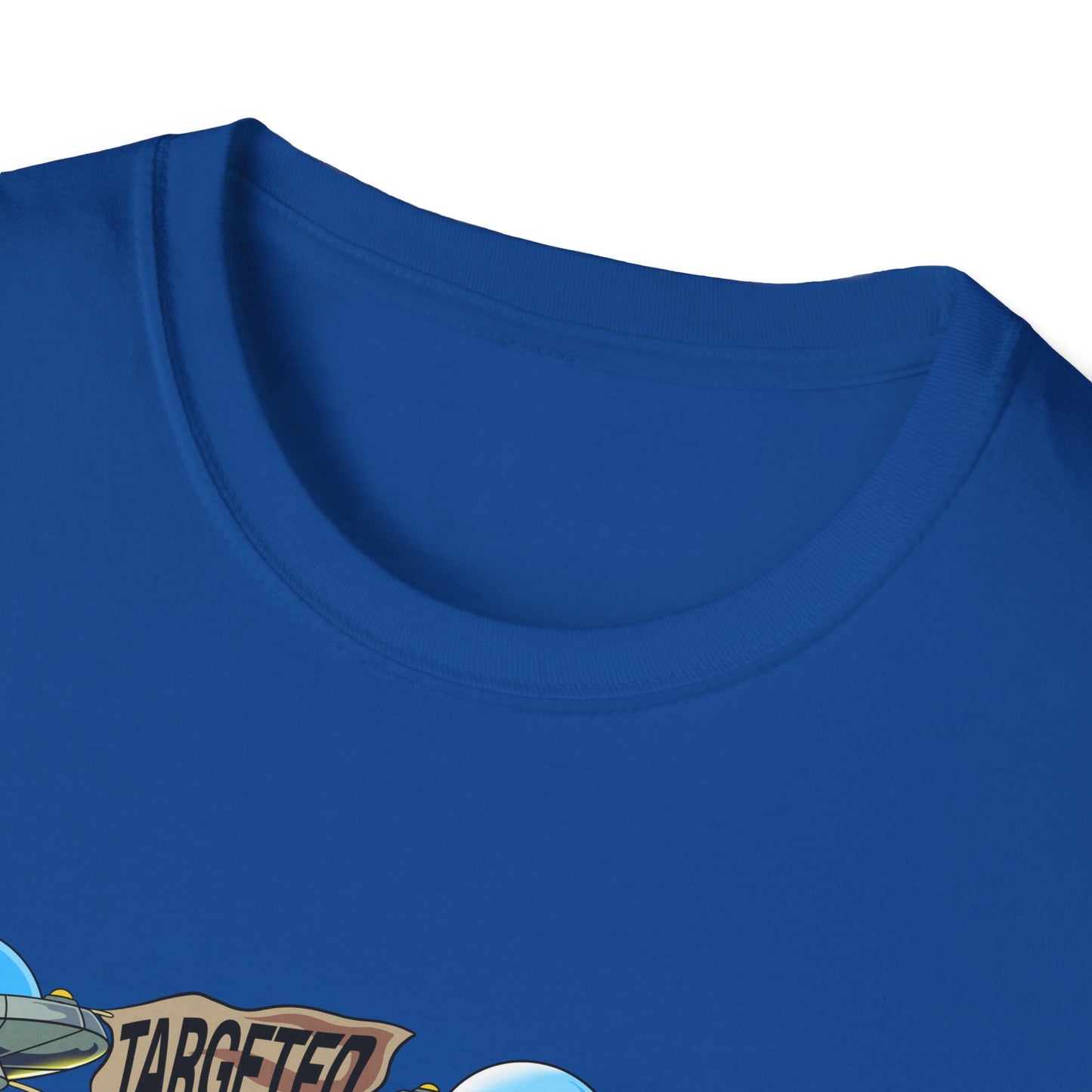Alien Abduction Graphic T-Shirt — "Targeted Nowhere" Retro UFO Tee