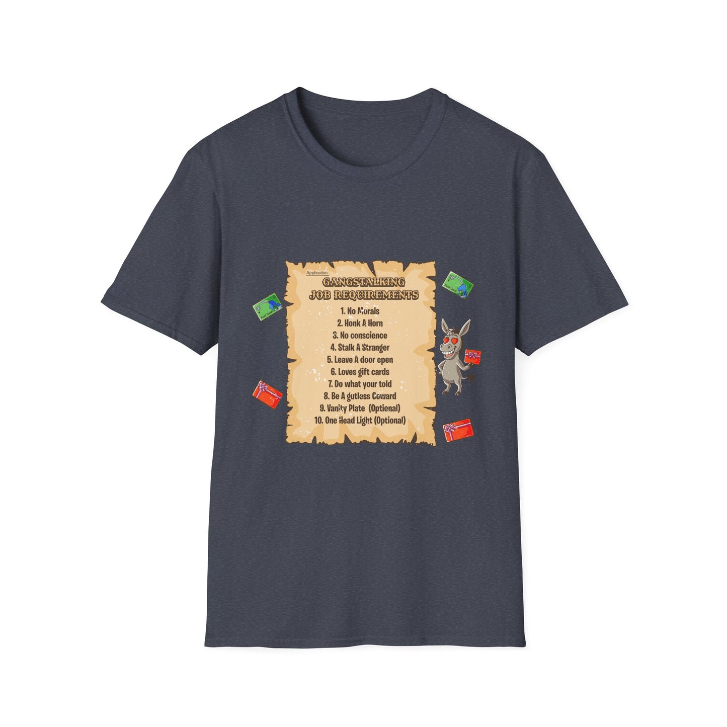 Christmas Reindeer Gift Checklist T-Shirt — Funny Holiday Present List Tee