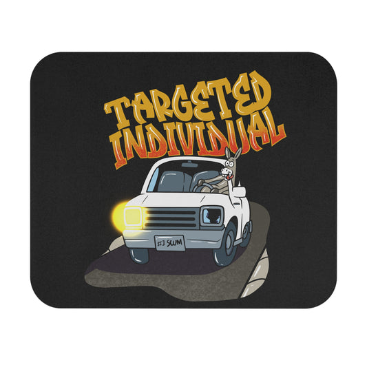 Targeted Individual Mouse Pad — Humorous Conspiracy Car Design