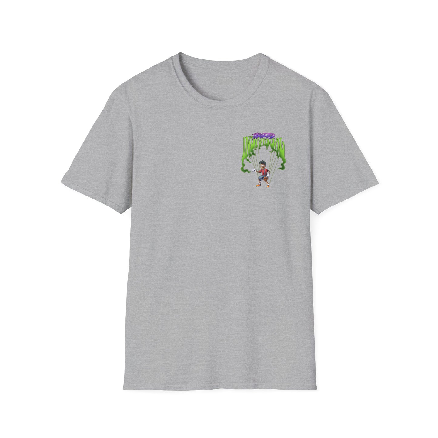 Scaredy Clown Graphic T-Shirt — Horror Joker Back Print