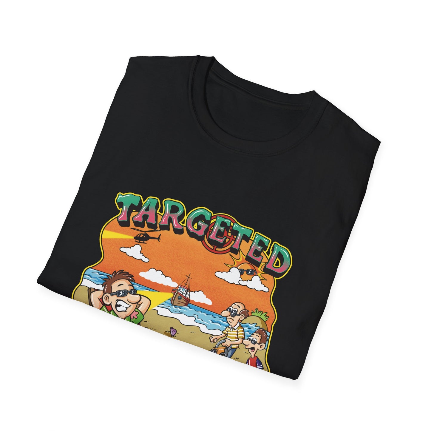 Targeted Individual T-Shirt — Retro Beach Conspiracy Graphic Tee