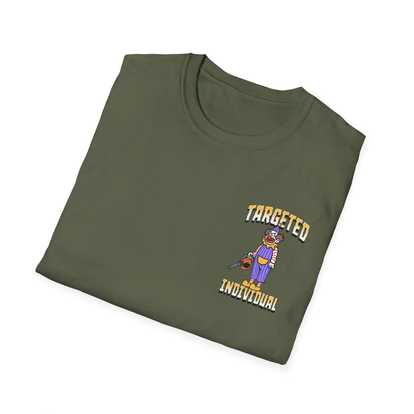 Targeted Individual Graphic T-Shirt — Circus Elephant Protest Design