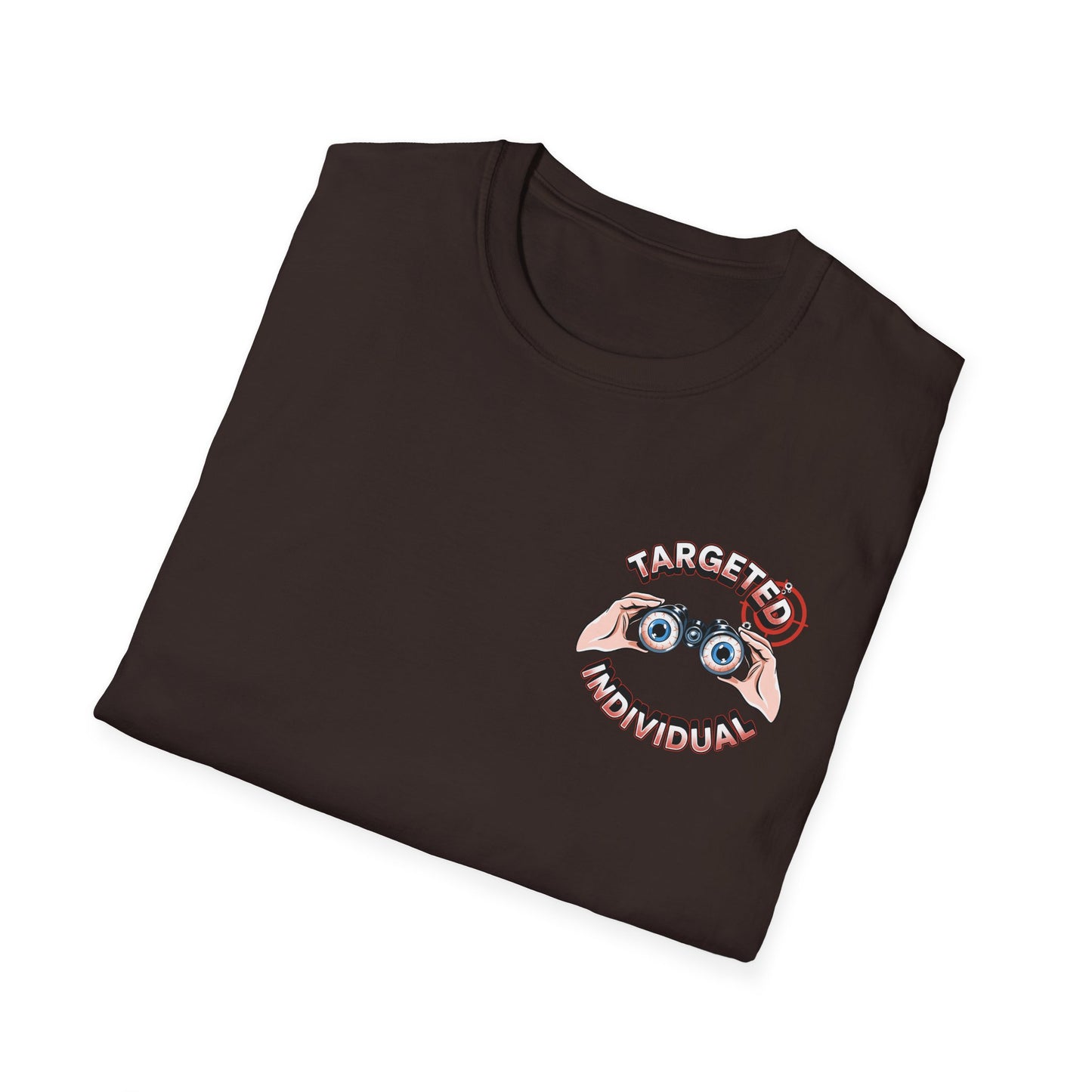 T-Shirt — Retro 'No Stalking' Vintage Graphic Tee (Front Sloth & Back Emblem)