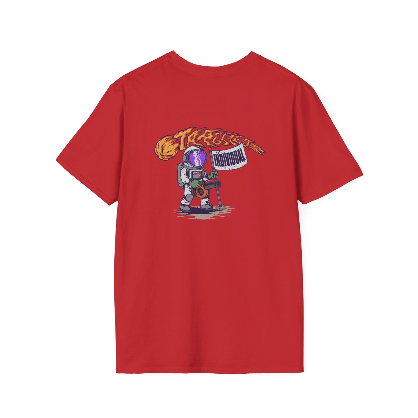 Astronaut Recording Studio T-Shirt — 'Tracks' Musician Space Graphic Tee