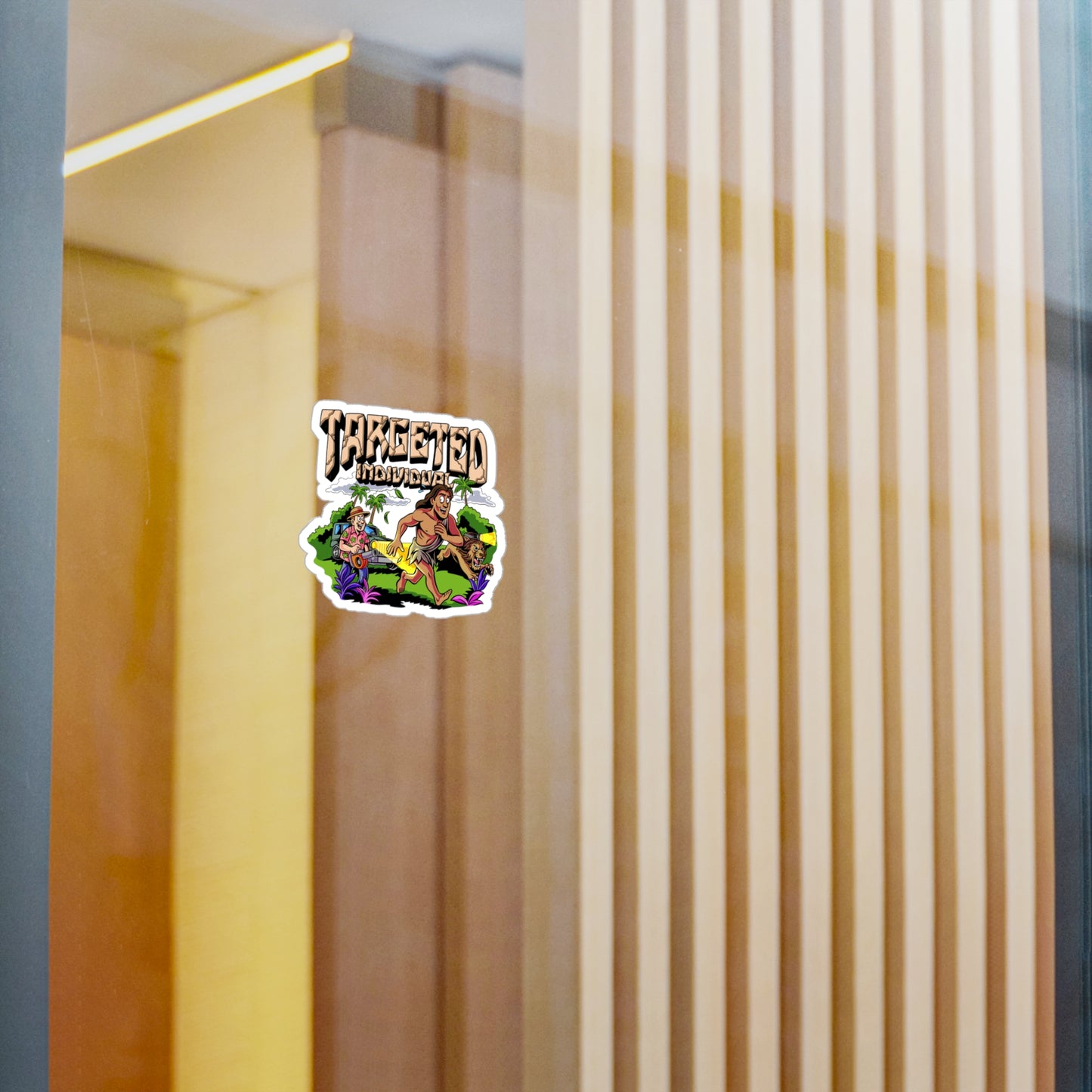 Targeted Individual Adventure Sticker — Kiss-Cut Vinyl Decal