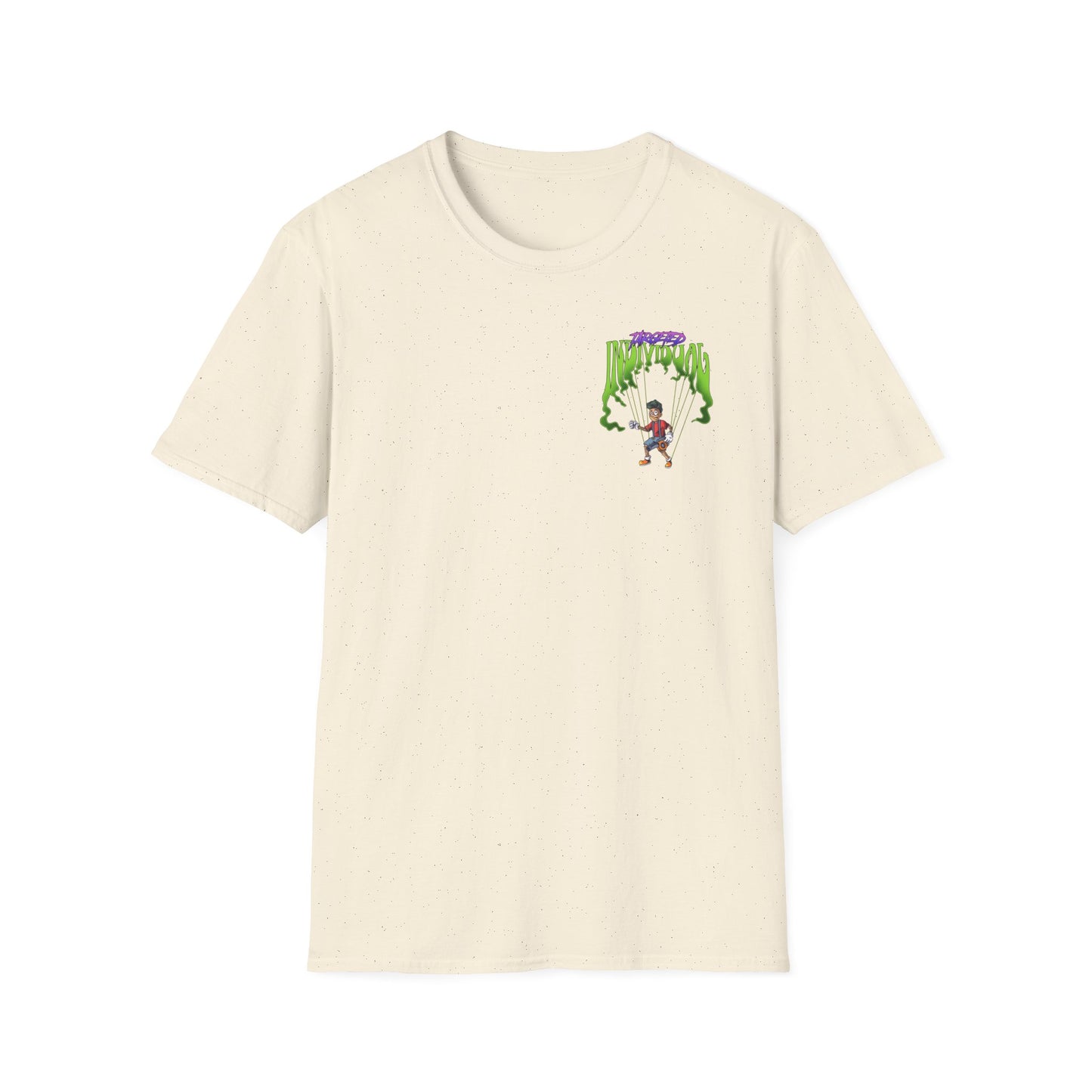 Scaredy Clown Graphic T-Shirt — Horror Joker Back Print