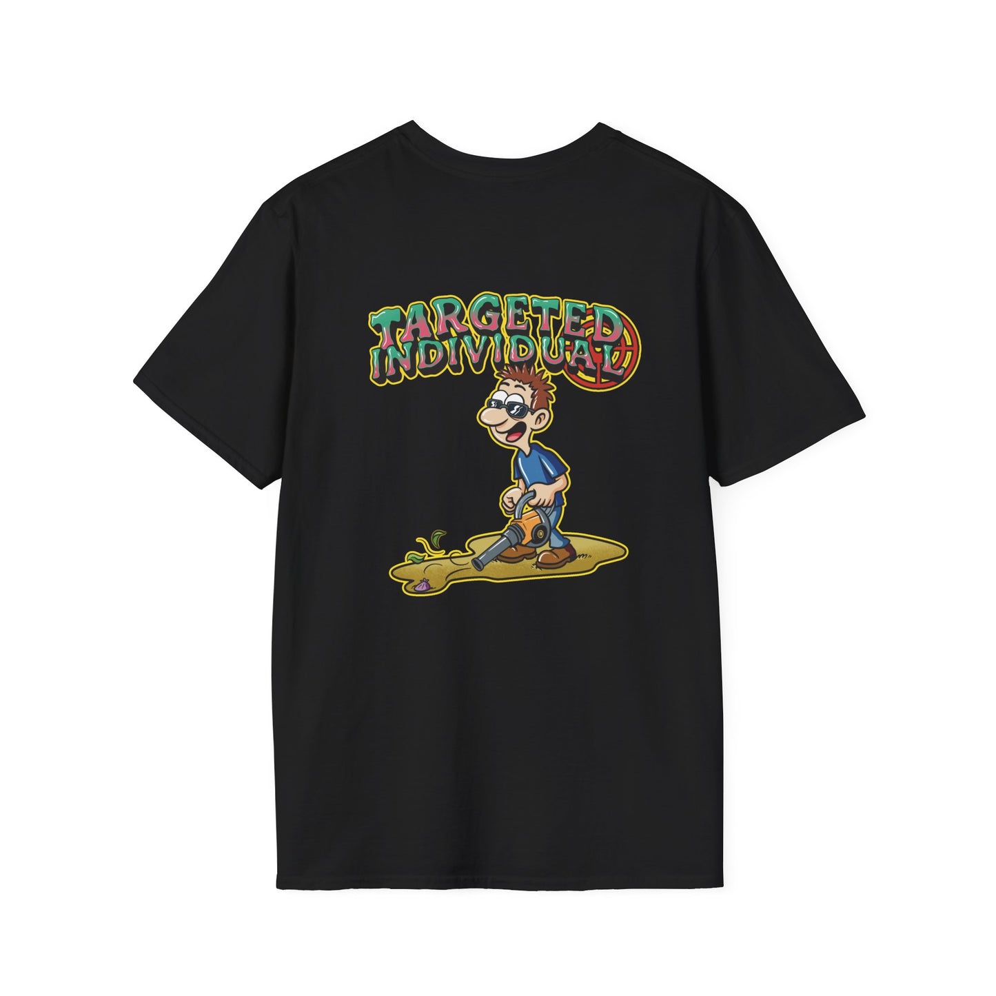 Targeted Individual T-Shirt — Satirical Cartoon Graphic Tee