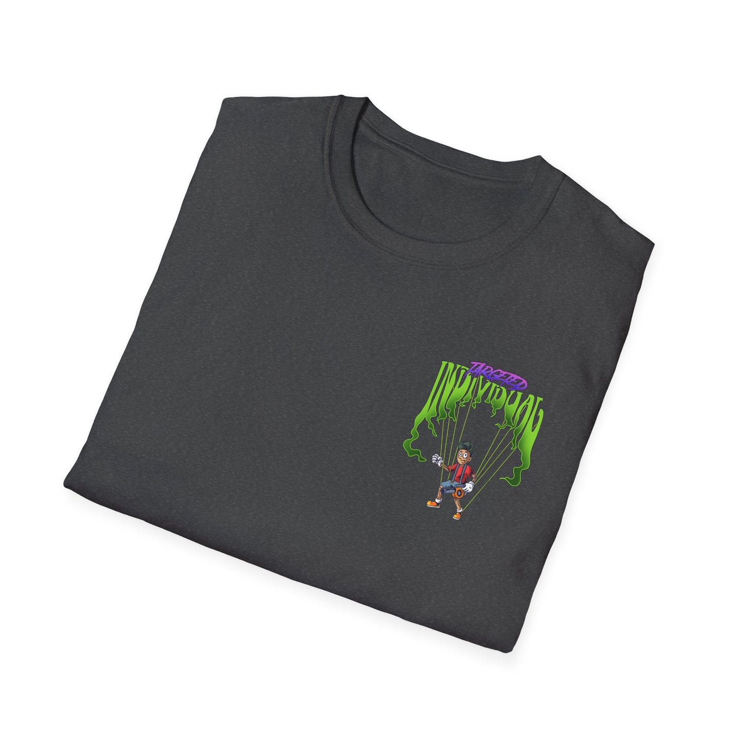 Scaredy Clown Graphic T-Shirt — Horror Joker Back Print