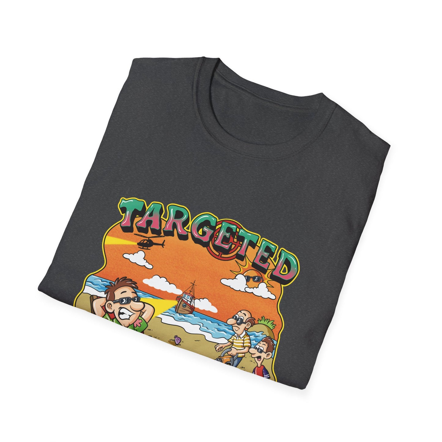 Targeted Individual T-Shirt — Retro Beach Conspiracy Graphic Tee