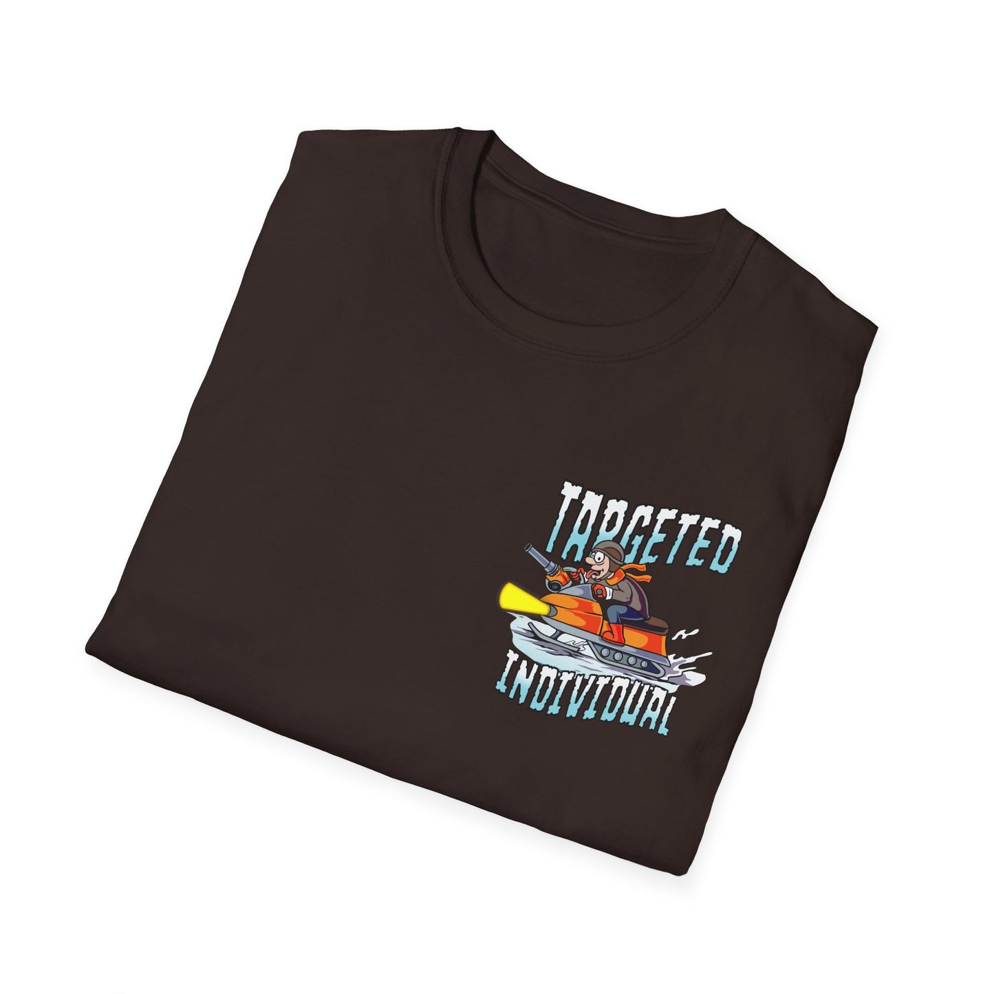 Fishing Cartoon T-Shirt — "Targeted Individual" Graphic Tee