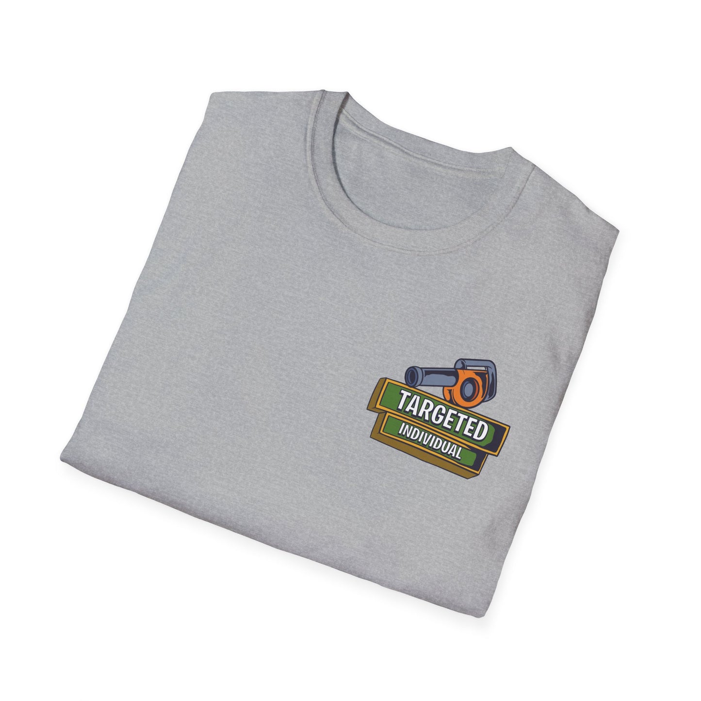Targeted Ad Vendor T-Shirt — Funny Street Market Cartoon Graphic Tee