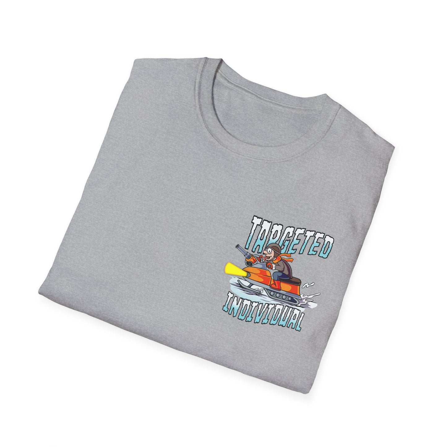 Fishing Cartoon T-Shirt — "Targeted Individual" Graphic Tee