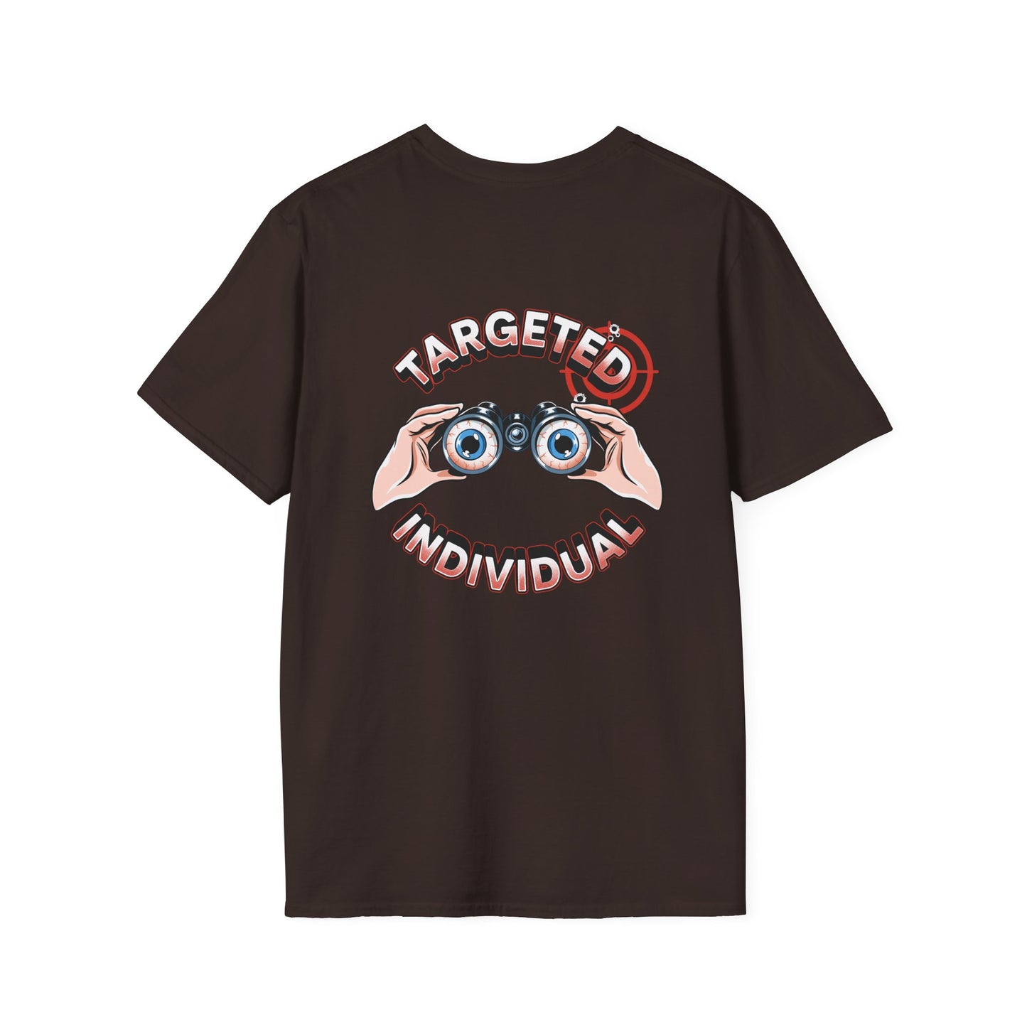 Targeted Individual T‑Shirt — Vintage Binoculars Graphic Tee