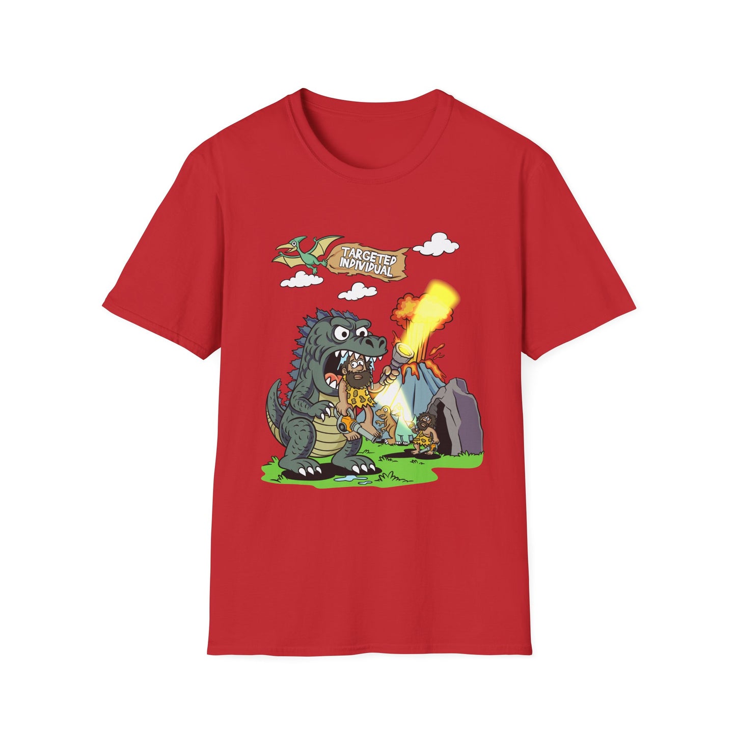 Godzilla Camping T‑Shirt — Funny Monster Camping Design (That’s My Campfire!)
