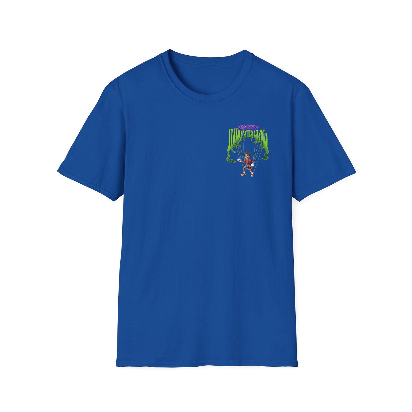 Scaredy Clown Graphic T-Shirt — Horror Joker Back Print